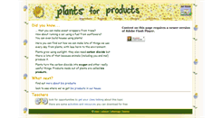 Desktop Screenshot of plants4products.org.uk